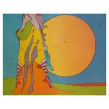 Set of 4 Excellent Original Vintage 1974 PETER MAX Posters