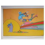 Set of 4 Excellent Original Vintage 1974 PETER MAX Posters
