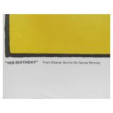 Set of 4 Excellent Original Vintage 1974 PETER MAX Posters