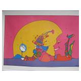 Set of 4 Excellent Original Vintage 1974 PETER MAX Posters