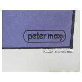 Set of 4 Excellent Original Vintage 1974 PETER MAX Posters