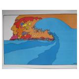 Set of 4 Excellent Original Vintage 1974 PETER MAX Posters
