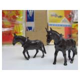 LARGE Lot of Vintage Western Model Kits Extra Supplies etc Covered Wagons Horses etc