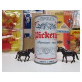 LARGE Lot of Vintage Western Model Kits Extra Supplies etc Covered Wagons Horses etc