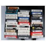 LARGE Lot of Vintage 8-TRACK Cassette Tapes