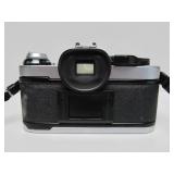 Estate Lot of 2 Nice Vintage Film Cameras - Minolta & Canon w/Tripod