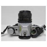 Estate Lot of 2 Nice Vintage Film Cameras - Minolta & Canon w/Tripod