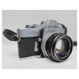 Estate Lot of 2 Nice Vintage Film Cameras - Minolta & Canon w/Tripod