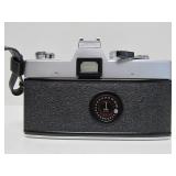 Estate Lot of 2 Nice Vintage Film Cameras - Minolta & Canon w/Tripod