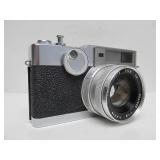 Estate Lot of 2 Nice Vintage Film Cameras - Nishica & Fujica