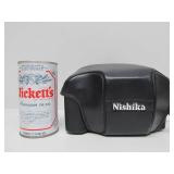 Estate Lot of 2 Nice Vintage Film Cameras - Nishica & Fujica