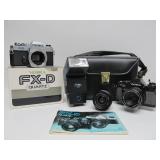 2 Nice Vintage YASHICA Film Cameras