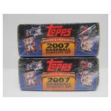 (2) Factory Sealed Topps Baseball Card Sets - 2007