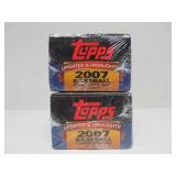 (2) Factory Sealed Topps Baseball Card Sets - 2007