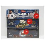 Factory Sealed Topps Baseball Card Sets - 2003, 2004, 2005