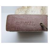 Very Cool Mid Century Signed Abstract Sculptural Table Lamp by Plasto