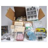 LARGE Lot of Brand New On30 Scale Railroad Layout Accessories People Buildings etc