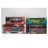 4 Mint in Box Diecast Metal Vehicles