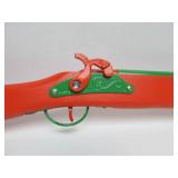 Lot of 4 Large Wooden Cap Rifles & Shotgun