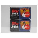 (2) Factory Sealed Topps Baseball Card Sets - 2007