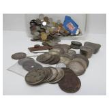 Collection of Old Vintage Asian Currency & Coins #1 - Currency Bills & Coins