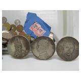 Collection of Old Vintage Asian Currency & Coins #1 - Currency Bills & Coins
