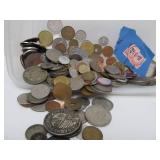 Collection of Old Vintage Asian Currency & Coins #1 - Currency Bills & Coins