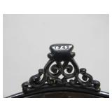 Exceptional Antique Victorian Glass Wedding Basket w/Original Ornate Stand