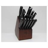 Quality New or Like-New HENCKELS Cutlery Knife Set w/Knife Block
