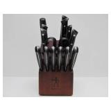 Quality New or Like-New HENCKELS Cutlery Knife Set w/Knife Block
