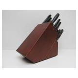 Quality New or Like-New HENCKELS Cutlery Knife Set w/Knife Block