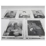Set of Original Vintage Pre-Production Pinup Girl Transfer Transparencies