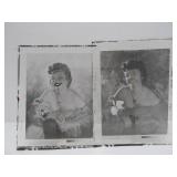 Set of Original Vintage Pre-Production Pinup Girl Transfer Transparencies