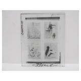 Original Vintage Pre-Production Glass Panel - Pinup Girl - GIL ELVGREN #1