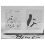 Original Vintage Pre-Production Glass Panel - Pinup Girl - GIL ELVGREN #1