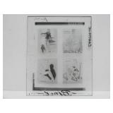 Original Vintage Pre-Production Glass Panel - Pinup Girl - GIL ELVGREN #1