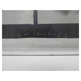 Original Vintage Pre-Production Glass Panel - Pinup Girl - GIL ELVGREN #2