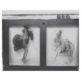 Original Vintage Pre-Production Glass Panel - Pinup Girl - GIL ELVGREN #3