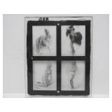 Original Vintage Pre-Production Glass Panel - Pinup Girl - GIL ELVGREN #3