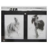 Original Vintage Pre-Production Glass Panel - Pinup Girl - GIL ELVGREN #3