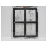 Original Vintage Pre-Production Glass Panel - Pinup Girl - GIL ELVGREN #4