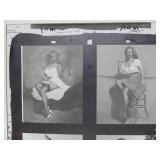 Original Vintage Pre-Production Glass Panel - Pinup Girl - GIL ELVGREN #5