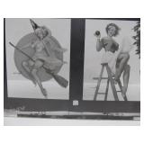 Original Vintage Pre-Production Glass Panel - Pinup Girl - GIL ELVGREN #5