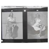 Original Vintage Pre-Production Glass Panel - Pinup Girl - GIL ELVGREN #5