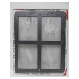 Original Vintage Pre-Production Glass Panel - Pinup Girl - GIL ELVGREN #7