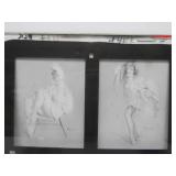 Original Vintage Pre-Production Glass Panel - Pinup Girl - GIL ELVGREN #7