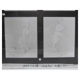 Original Vintage Pre-Production Glass Panel - Pinup Girl - GIL ELVGREN #7