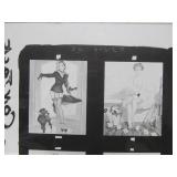 Original Vintage Pre-Production Glass Panel - Pinup Girl - GIL ELVGREN #10