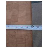 Very Nice LES GOURMAND Butcher Block Style Kitchen Island Table w/Slide-Out Cutting Board