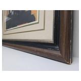 Excellent Vintage Embossed Offset Lithograph by Salvador Dali - "Gala Nude / Abraham Lincoln"